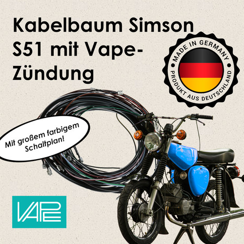 Kabelbaum für simson s51 - für,