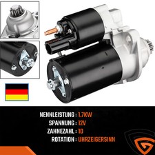 STARTER ANLASSER 1.7KW 12V